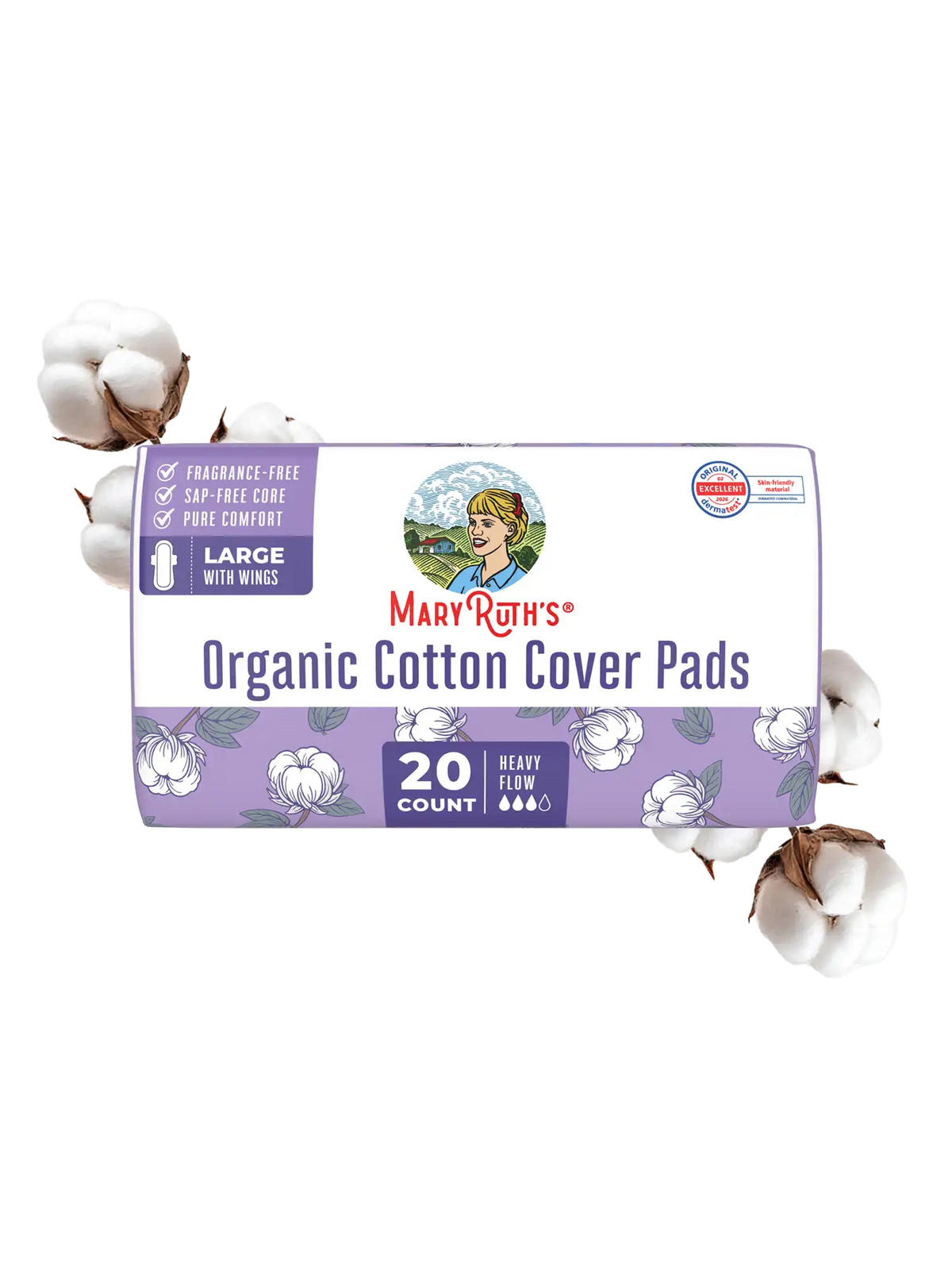 Organic Cotton Cover Pads (Large)