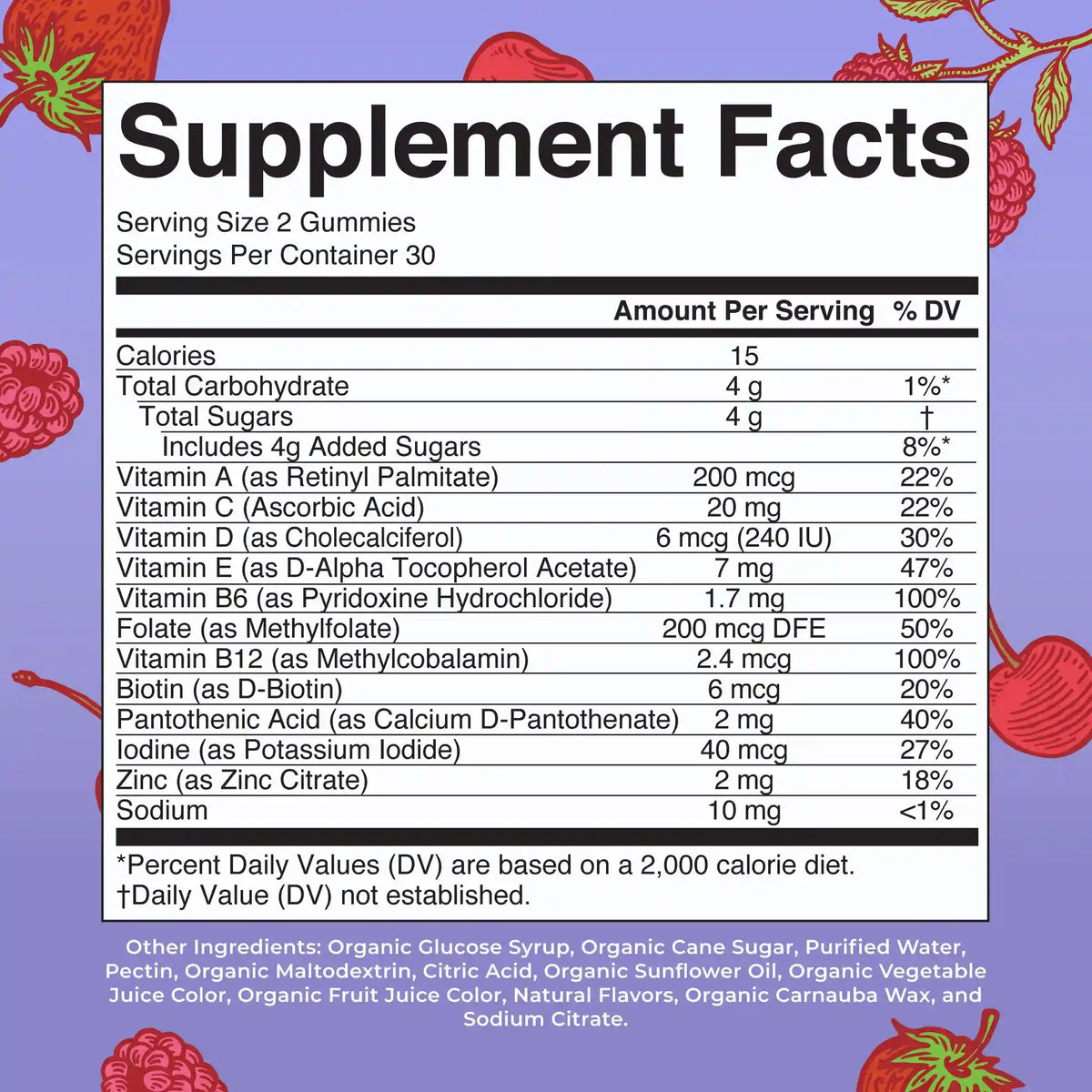 Organic Kids Multivitamin Gummies