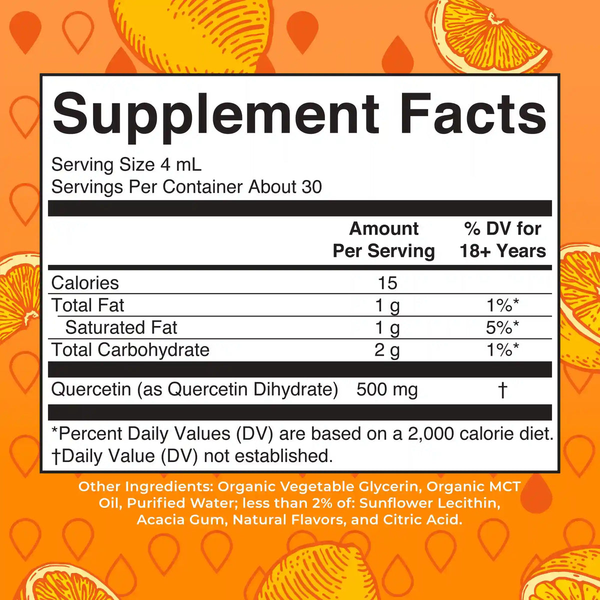 Quercetin Liquid Drops